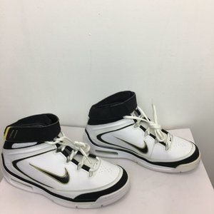 Nike Air Elite Mens White Black Shoes 8.5